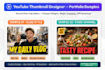 design 3 eye catching youtube thumbnails in canva