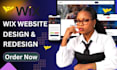 wix website design wix redesign wix ecommerce