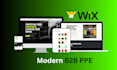design, develop or redesign a modern wix studio website or wix website