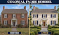 create a realistic 3d exterior rendering for your house facade remodeling