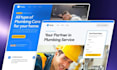 build a professional plumber website with wordpress