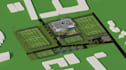design modern 3d school campus models, educational institution animations, vray