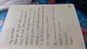write aesthetic  english handwritten  notes and letters