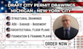 draft city permit drawings, permit approval, architect engineering michigan plan