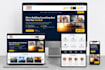 build a responsive website using HTML, CSS, and javascript