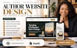 design squarespace e book website author website self publisher website