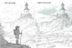 draw black and white outline illustrations