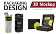 design custom packaging box, product box and mailer box with dieline