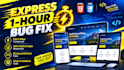 fix HTML CSS bugs and responsive issues