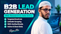 do professional web research, data collection, and b2b lead generation