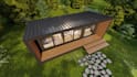 design 2d 3d custom tiny house off grid tiny homes  adu modern cabin