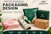 design poly mailer bag, wrapping paper, rigid box, shipping box and kraft box