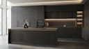 modern luxury kitchen cabinets with 3d rendering
