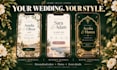 create an animated interactive wedding invitation website with rsvp