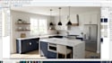 render custom kitchen design using sketchup and chef architect
