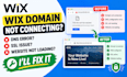 fix your wix domain connection, dns, ssl and website connection issues cloudfare