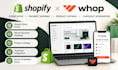 set up shopify store with whop payment gateway product listings whop integration