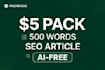 write SEO optimized viral blog post