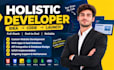 be your full stack developer for node js custom web development