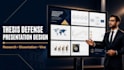 design a professional thesis defense and dissertation presentation