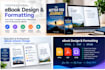 design a professional ebook and PDF layout