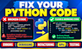 fix python scripts, bugs, integrate apis and troubleshoot python coding errors