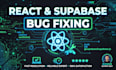 fix supabase authentication, rls, database and API errors