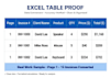convert PDF to  excel, image to excel, scanned PDF to excel