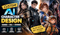 design custom ai characters for games, ocs and stories