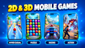 create a custom unity mobile game, hypercasual or 3d game