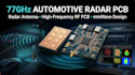 design 77ghz automotive radar antenna and high frequency pcb