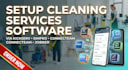 setup cleaning services software via kickserv simpro connecteam jobber launch27