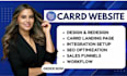 design carrd website design carrd landing page redesign carrd website carrd co
