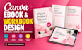 canva ebook canva design workbook design canva workbook canva ebook cover design