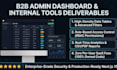 build custom admin dashboard crm and internal tools