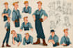 draw disney cartoon illustration
