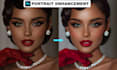 retouch professional headshots naturally