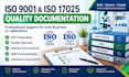 prepare iso 17025, iso 9001, sop and quality documents