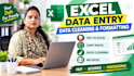 do excel data entry, spreadsheet formatting and data cleanup