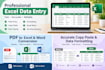 do accurate data entry in microsoft excel