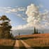 paint a custom landscape in oil with free shipping