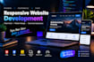 build a responsive HTML CSS javascript website