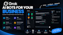 automate your business with a grok ai agents and  grok bot