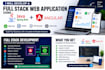 develop a full stack web application using java spring boot and angular
