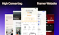 build a framer website, framer landing page, figma to framer, framer development