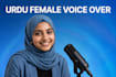 do professional urdu female voice over