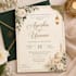 design elegant wedding nikah and invitation cards