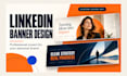 design linkedin banner, facebook cover and twitter header
