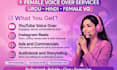do urdu and hindi female voice  over in natural tone