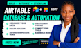 airtable crm, databases, and airtable automation real quick